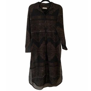 NWOT ZARA Long-Length Button Down Shirt